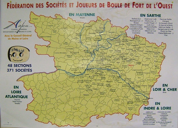 Carte des sociétés Carte federation m